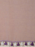 Suta Women Lavender And White Mul Cotton Saree - Distacart