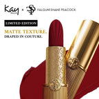 Kay Beauty x Falguni Shane Peacock Luxe Matte Lipstick - Ruby Banarasi - Distacart