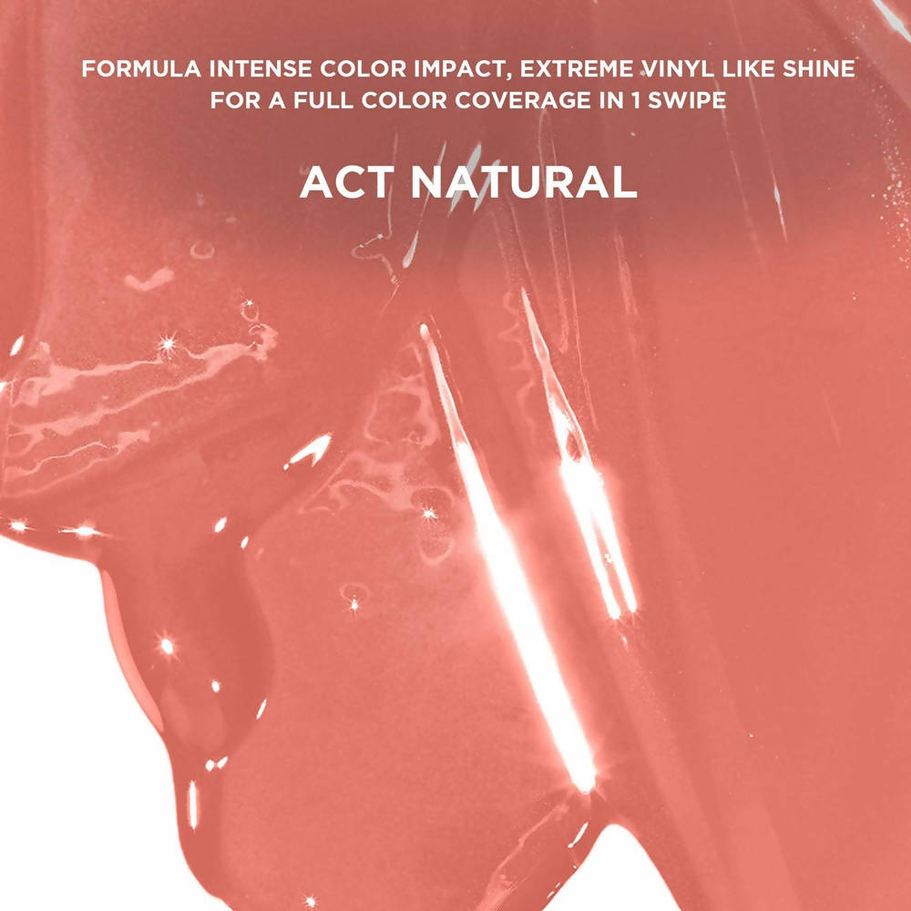 Revlon High Shine Haute Brillance Ultra Hd Vinyl Lip Polish - Act Natural