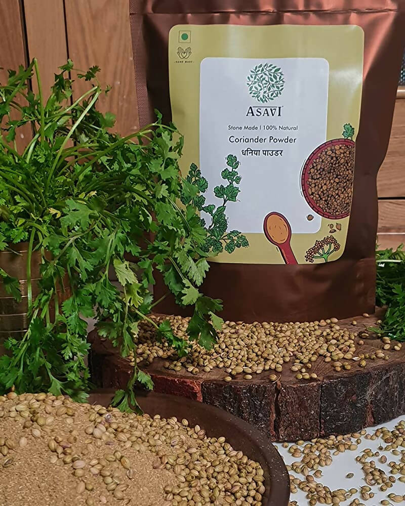 Asavi Stone Grounded Coriander Powder - Distacart