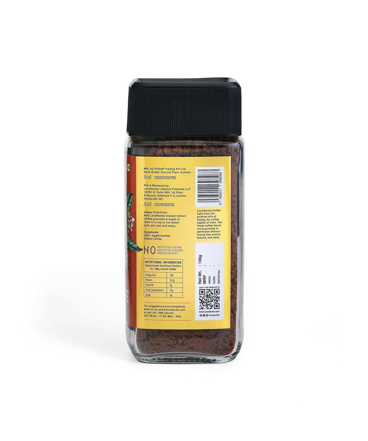 LocoKerala Western Ghats Classic Instant Coffee - Distacart
