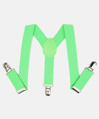 Manet Boys Solid Suspenders - Green