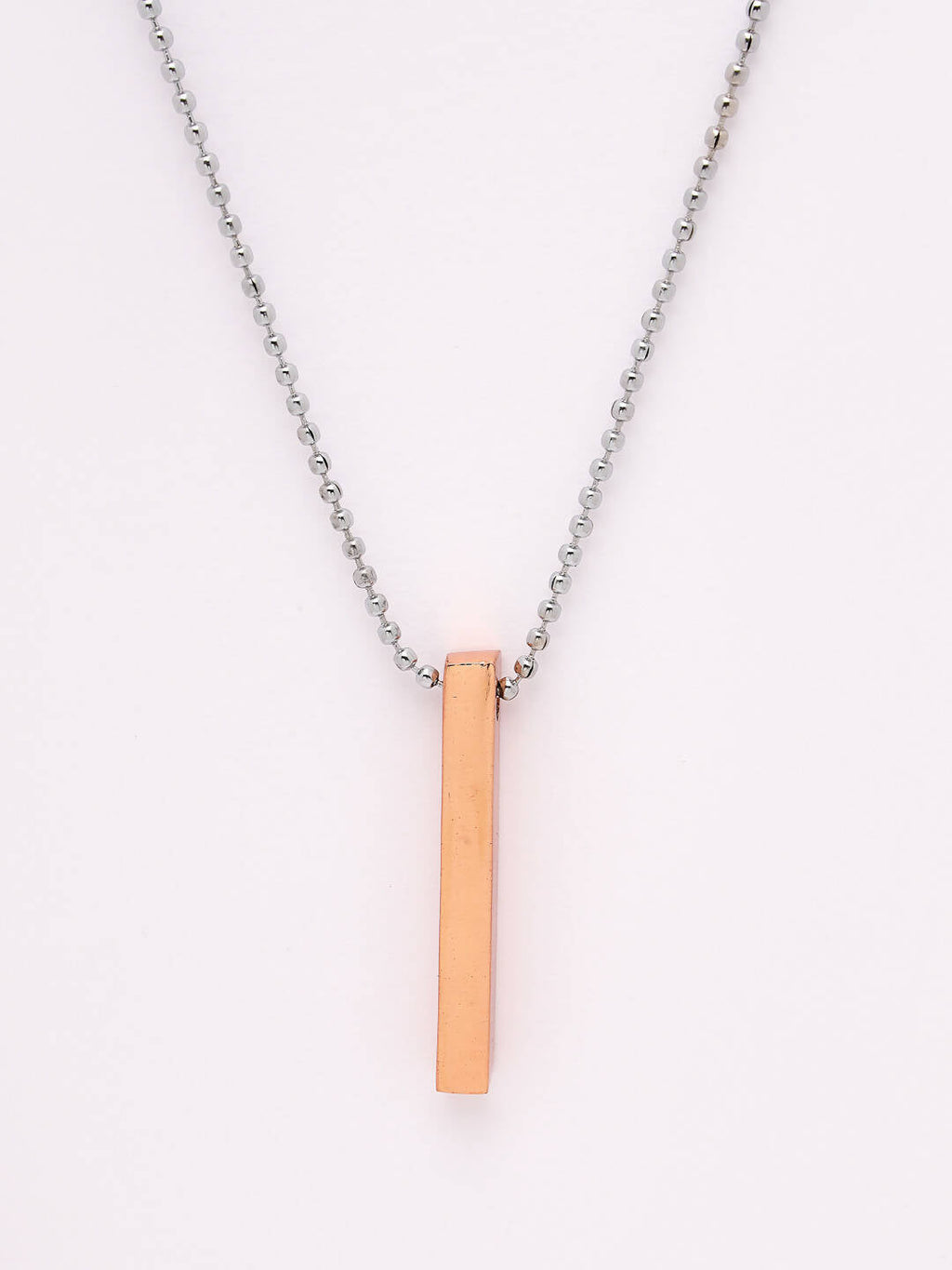 NVR Men Copper Plated Geomatric Pendent With Chain