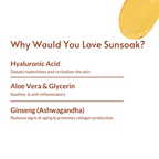 Mokah Woman Sunsoak SPF 50 Tinted Sunscreen