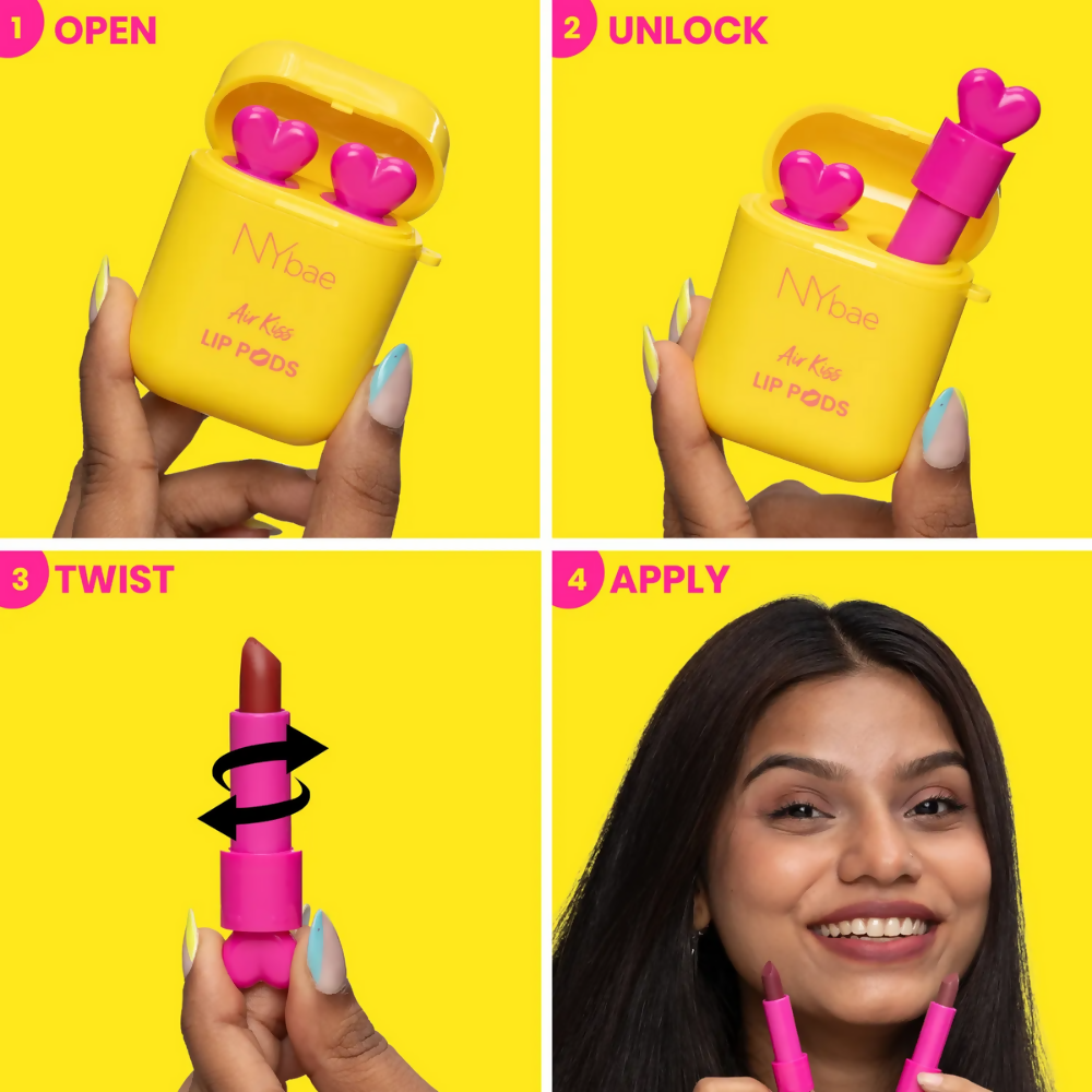 NY Bae Air Kiss Lip Pods - Mauve Move 07