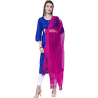 A R SILK Rani Color Chandna Orgenza cotton Dupattas and Chunnis
