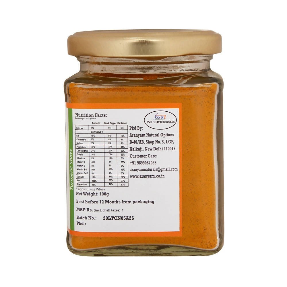Aranyam Lakadong Turmeric Black Pepper & Cardamon - Distacart