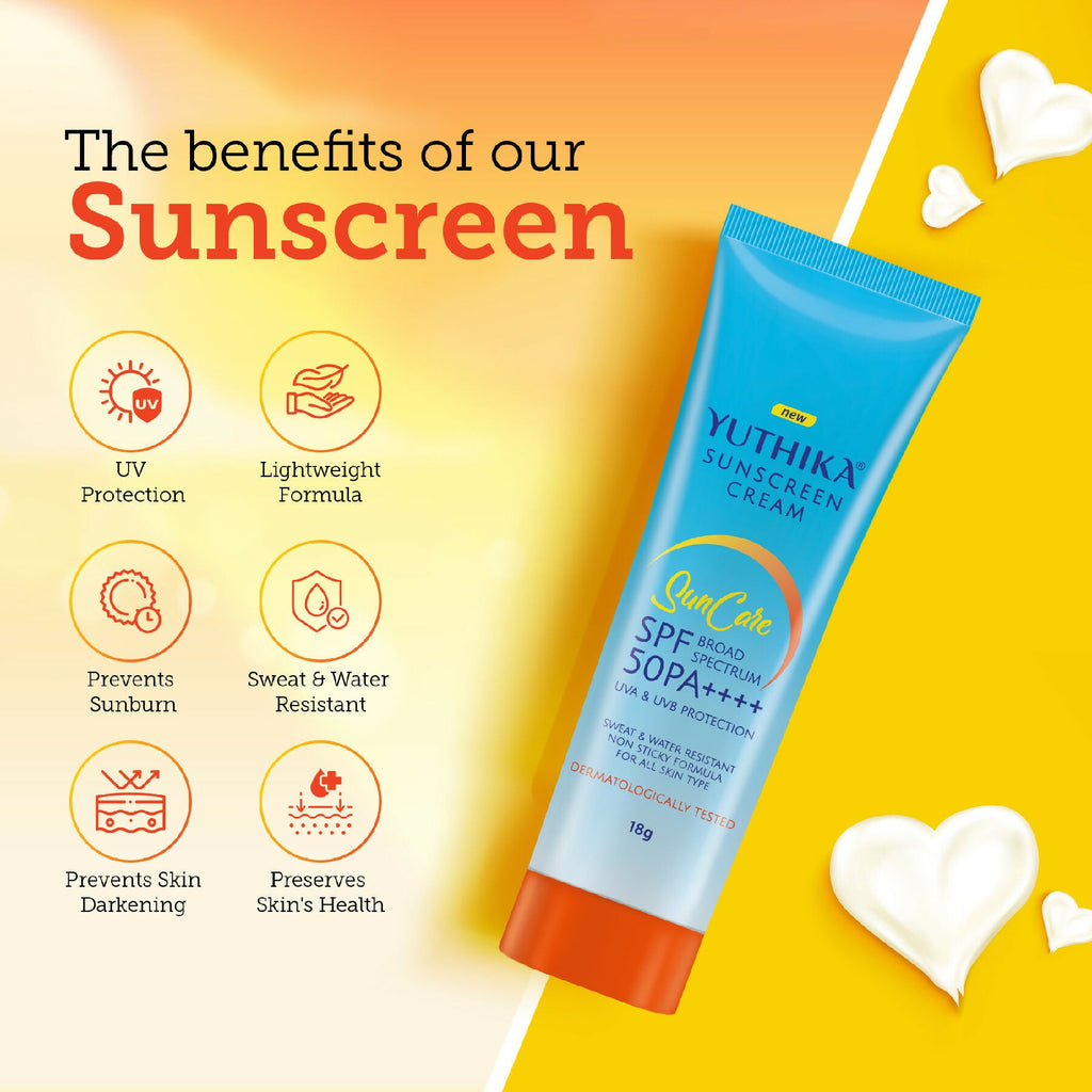 Yuthika Sunscreen Lotion SPF 50 PA+++(Pack of 3)