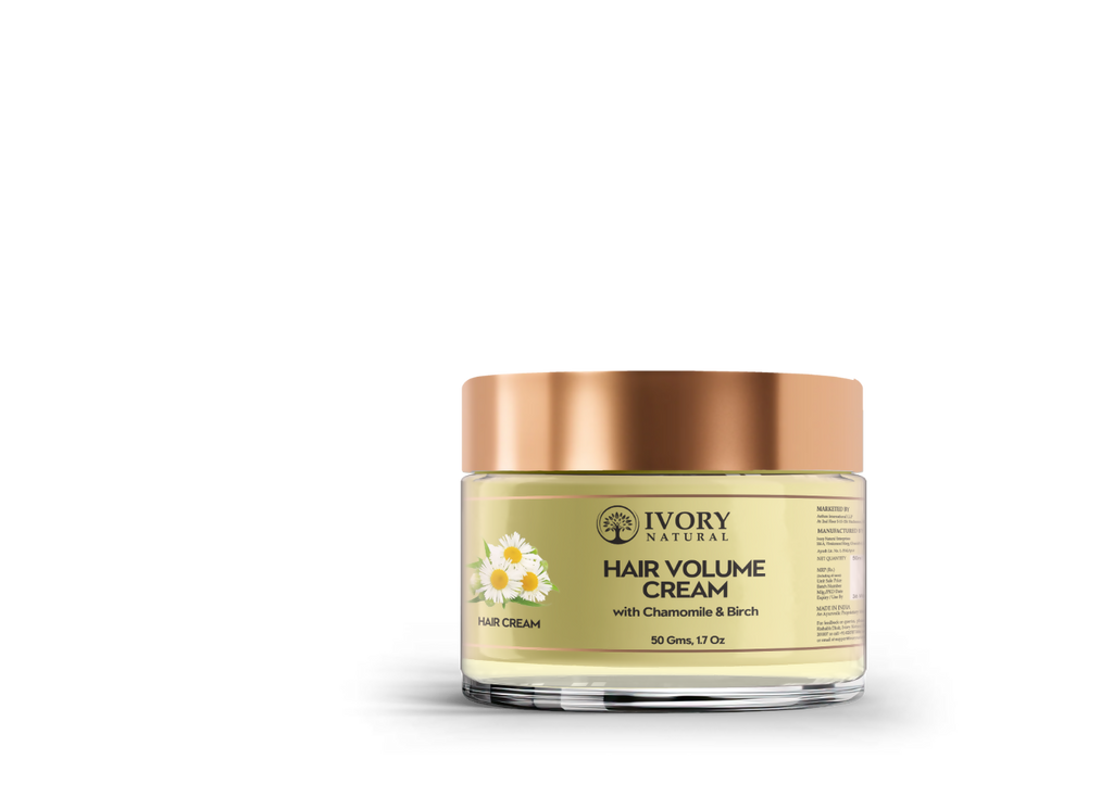Ivory Natural Hair Volume Cream For Thicker, Fuller Looking Hair