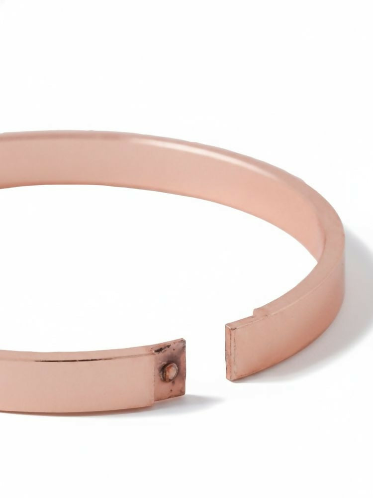 NVR Men's Rose Gold Kada Bracelet - Distacart