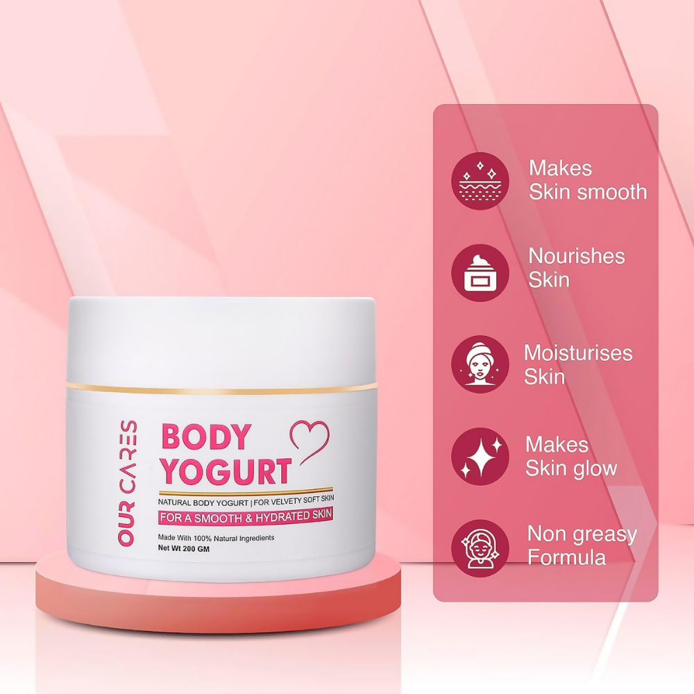 Our Cares Body Yogurt Cream for Instant Hydration & Moisturization - Distacart