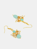 Ruby Raang Traditional Green Drop Maang Tikka And Earrings - Distacart