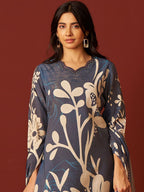 Indo Era Women Floral Printed Beads and Stones Kurta with Trousers & Dupatta Kurta Sets - Distacart