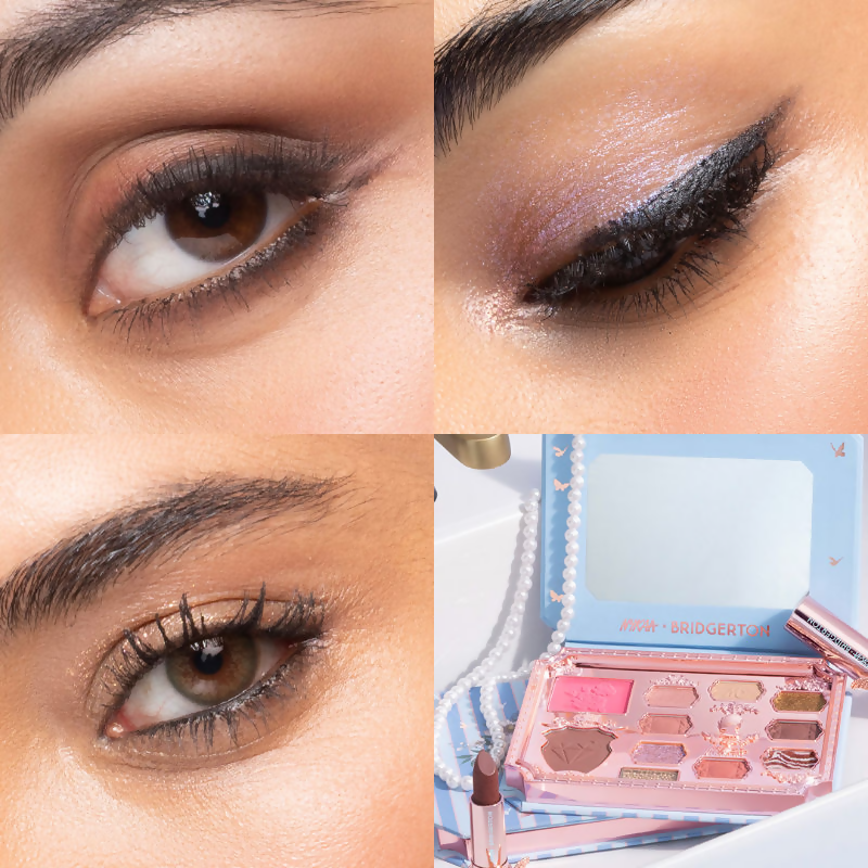 Nykaa Cosmetics X Bridgerton Face & Eye Multi-Texture Eyeshadow Blush & Contour Palette