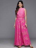 Ahalyaa Women's Traditional Wear Co-ods - Pink