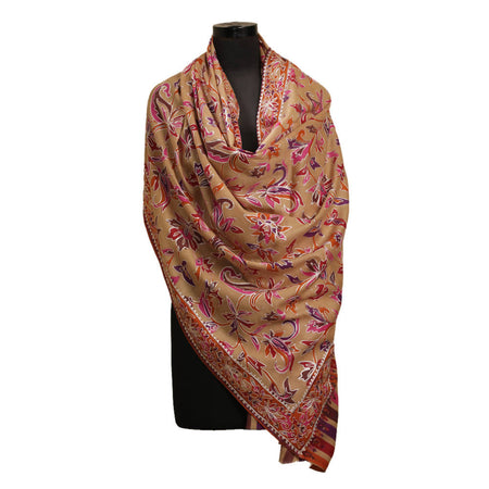 Nizalia Cashmere Fine Wool Kalamkari Shawl