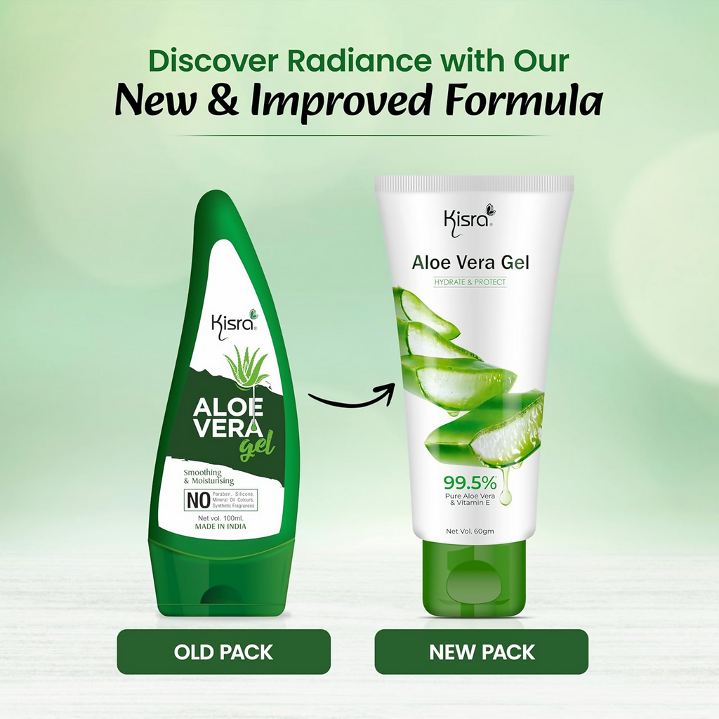 Kisra 99.5% Pure & Organic Aloe Vera Gel