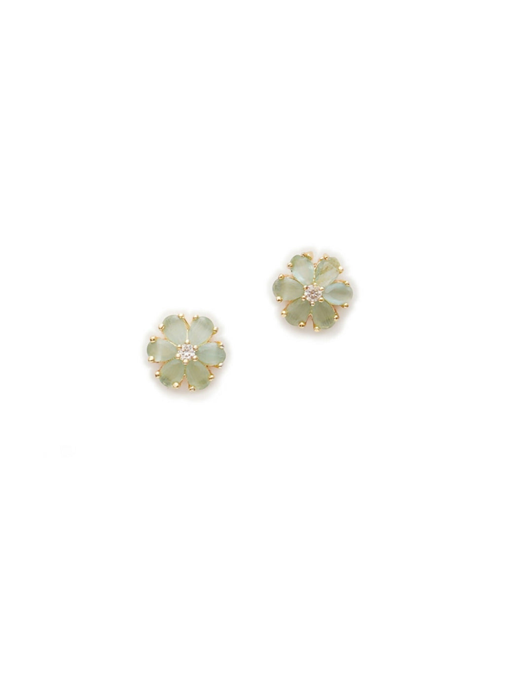 stone stud (Gold) - Ruby Raang - Distacart
