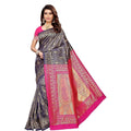Vamika Banarasi Jaquard Blue Weaving Saree (BANARASI 02)