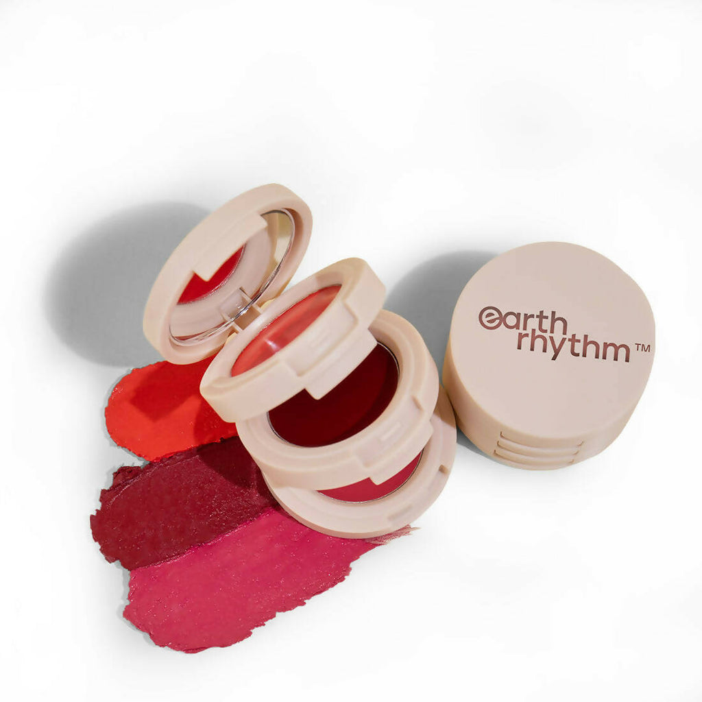 Earth Rhythm Silk Set Go 3-In-1 Lip & Cheek Tint, Satin Bold