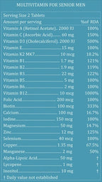 Purayati Multivitamin Tablets for Senior Men