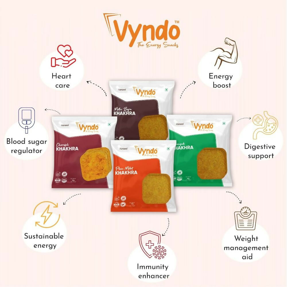 Vyndo Gluten Free Khakhra Combo - Distacart