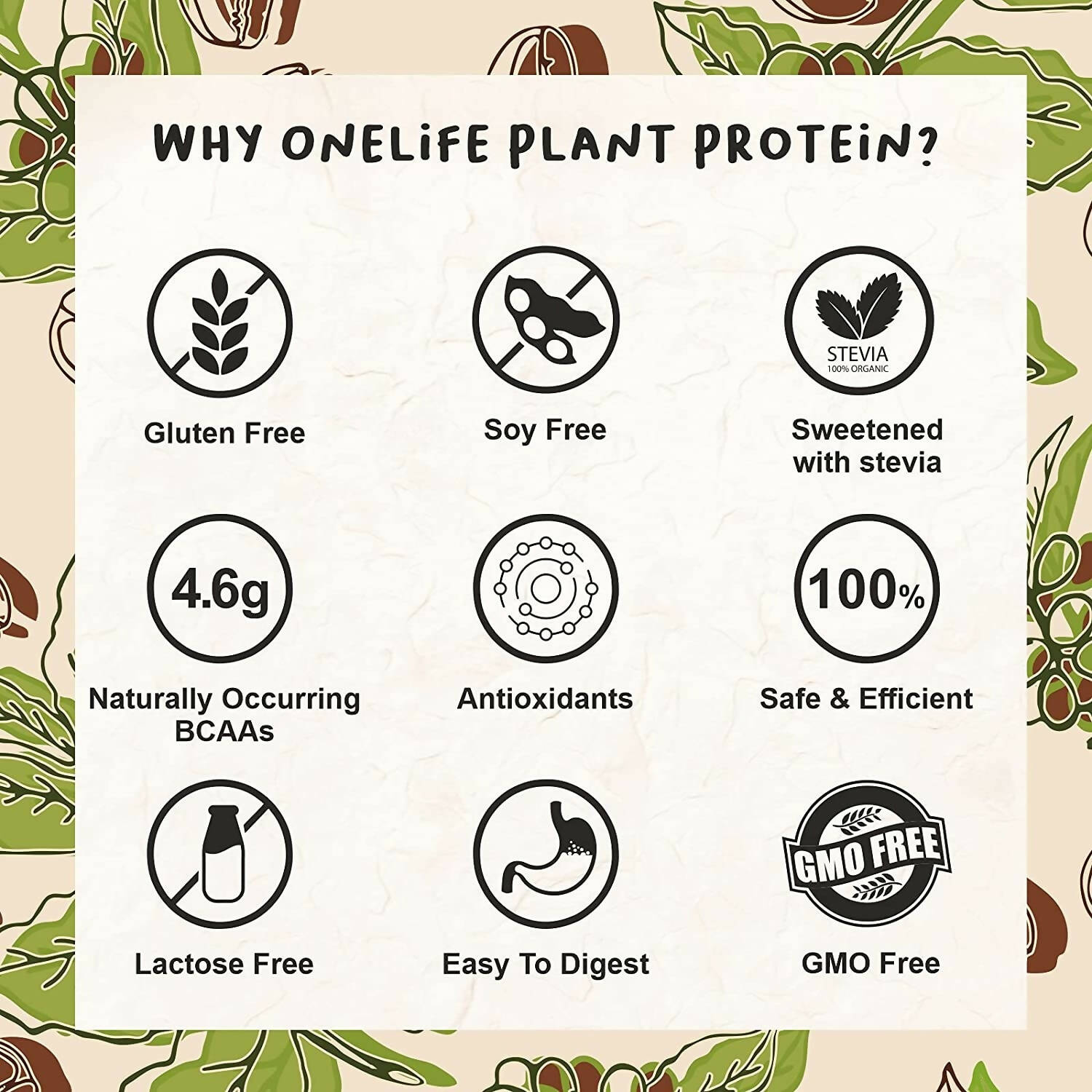 Onelife Plant Protein Mocha - Distacart