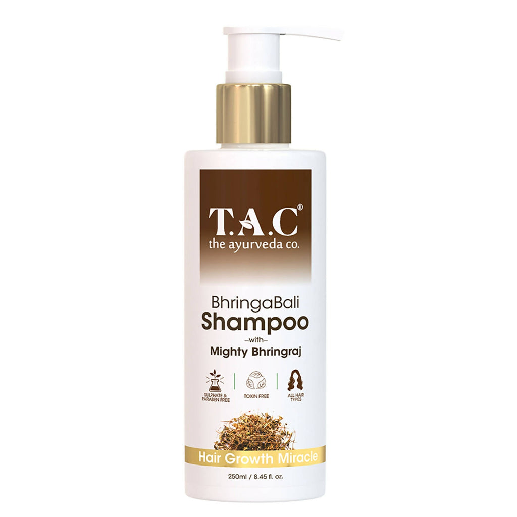 TAC - The Ayurveda Co. Bhringabali Hair Cleanser (Shampoo) for Hairfall Contrl, Anti Dandruff
