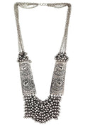 Mominos Fashion Joharkamal Oxidised Ghungroo Design Long Statement Necklace For Women & Girls - Distacart