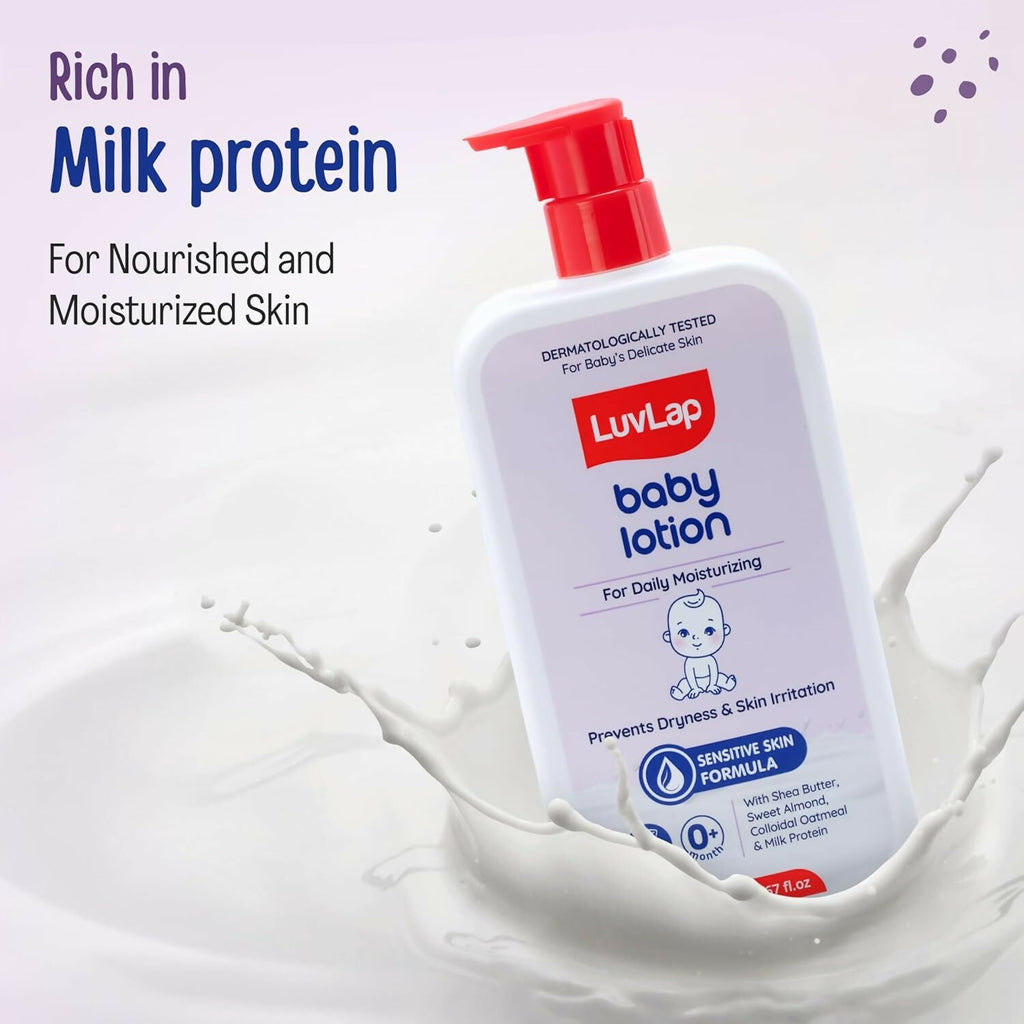 LuvLap Baby Lotion with Milk Protein