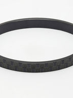 NVR Men's Set of 2 Gold & Black Rhodium-Plated Stainless Steel Kada Bracelet - Distacart