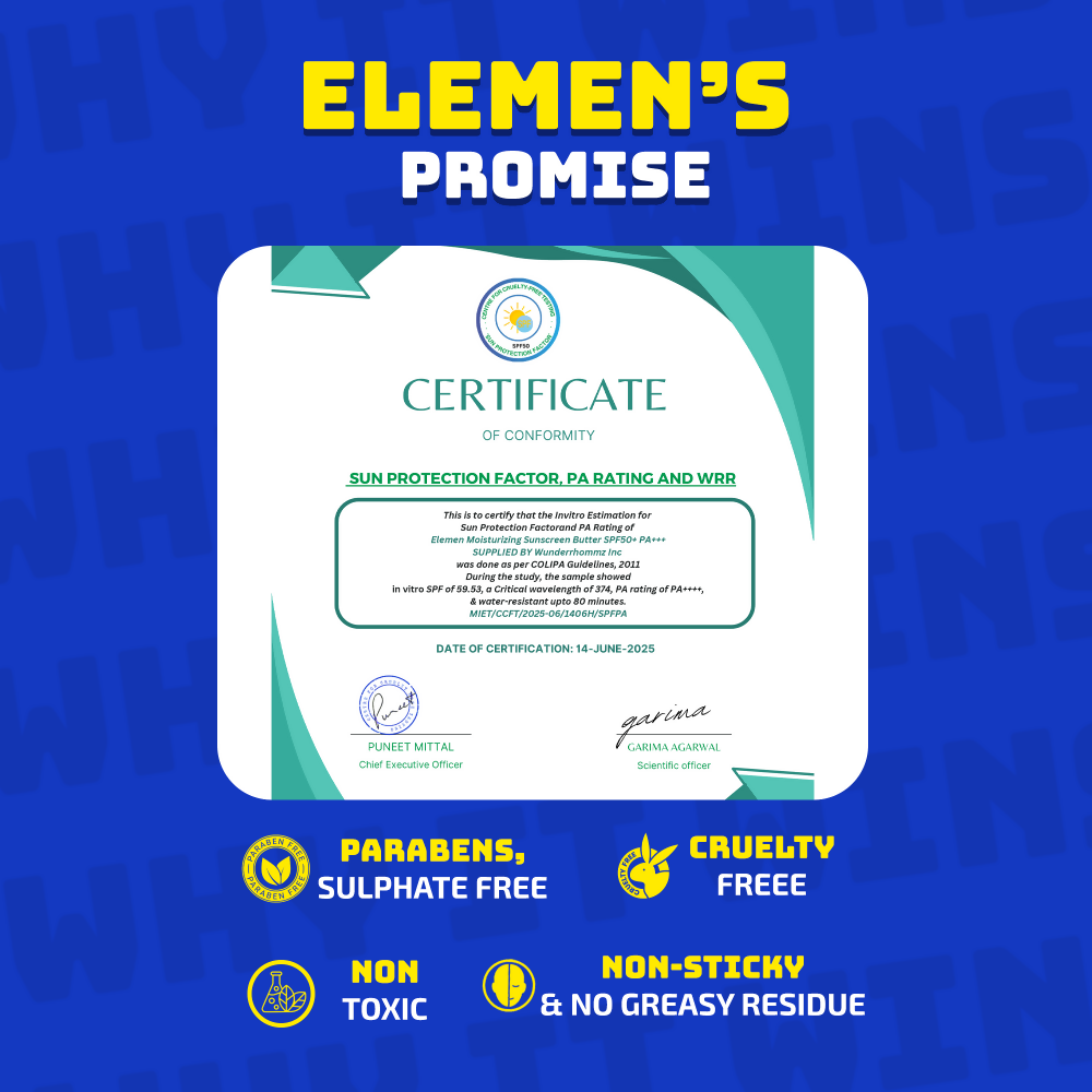 Elemen Moisturizing Sunscreen Butter SPF 50+ PA+++