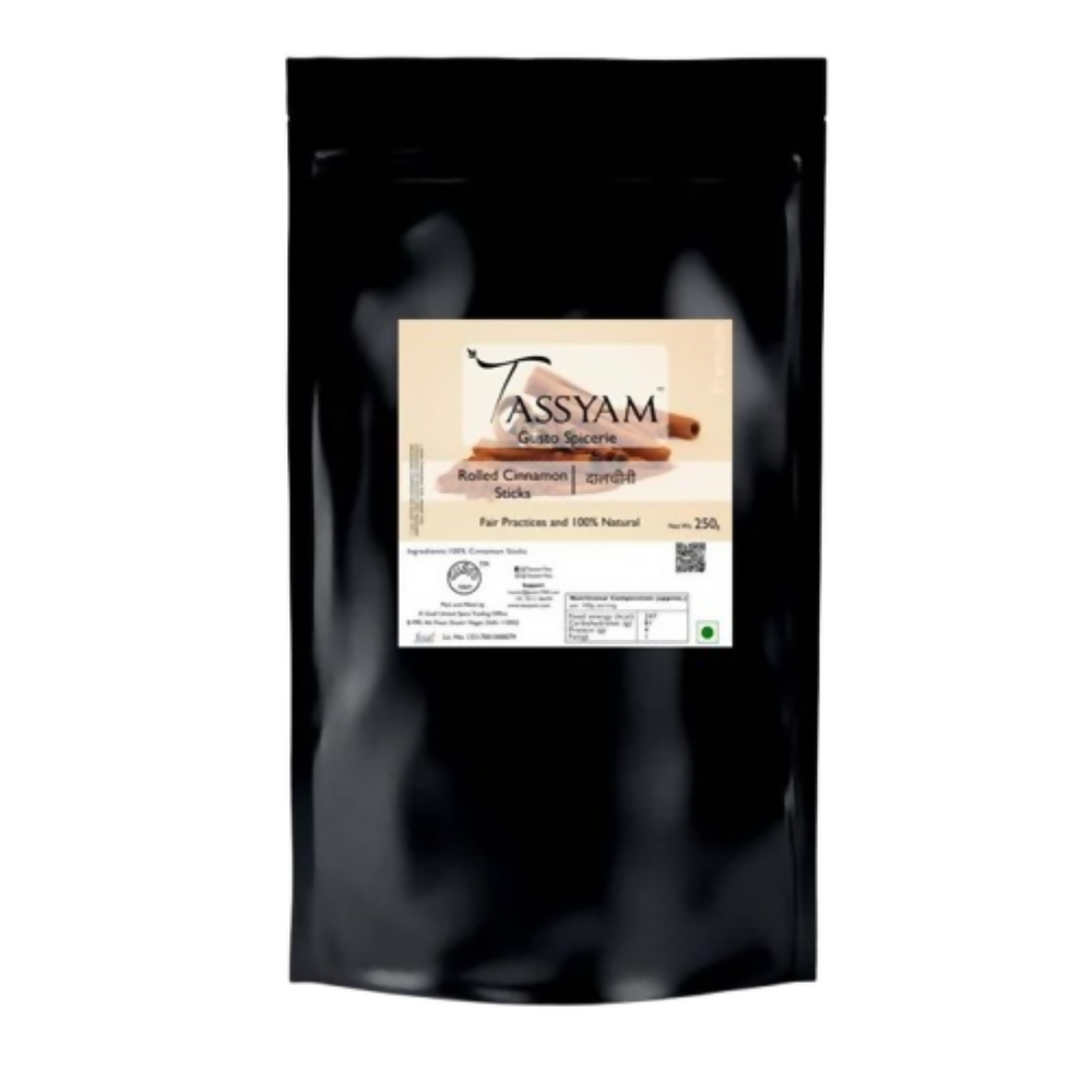 Tassyam Organics Premium Rolled Cinnamon Sticks - Pouch - Distacart