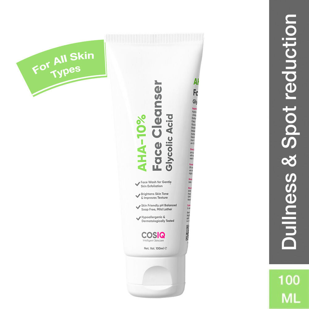 Cos-IQ AHA Glycolic Acid 10% Face Cleanser