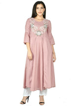 Joban Fashion Rose Gold Cotton Rayon Kurta Set