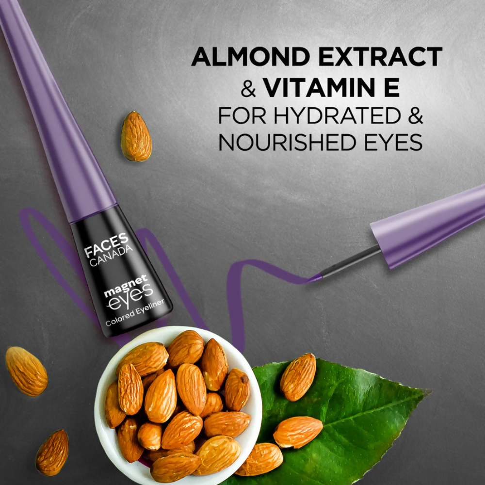 Faces Canada Magneteyes Colored Eyeliner - Dramatic Purple 01