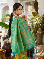 Shree Shyam Fashion Mustard Yellow Soft Silk Saree - Distacart
