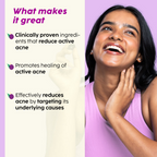 PLIX The Plant Fix Jamun Skincare With Cleanser, Body Wash & Active Acne Serum For Women & Men