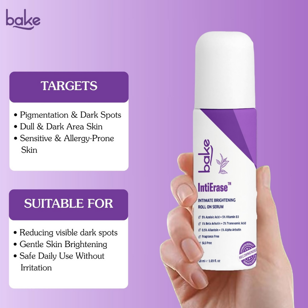 Bake IntiErase™ Intimate Brightening Roll On Serum