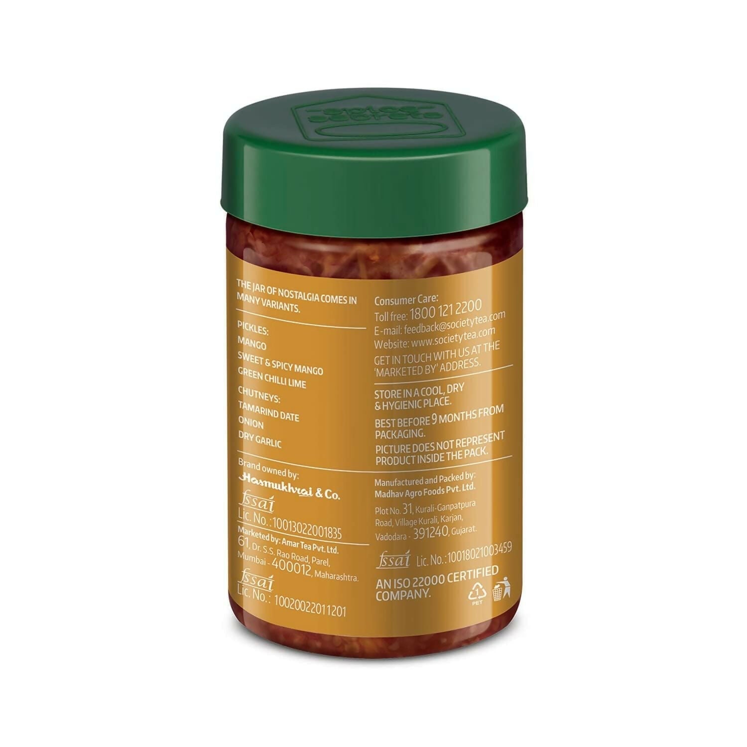 Society Sweet & Spicy Mango Pickle Jar - Distacart