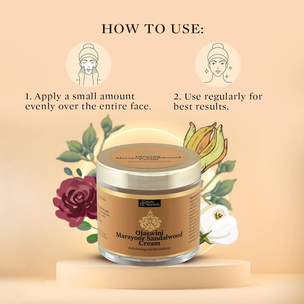 Bipha Ayurveda Ojaswini Marayoor Sandalwood Cream