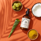 Fable & Mane HoliRoots Hydrating Conditioner For Smooth Frizz-Free Hair With Coconuts And Turmeric