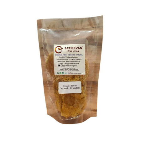 Satjeevan Organic Jowar Coriander Crunchies