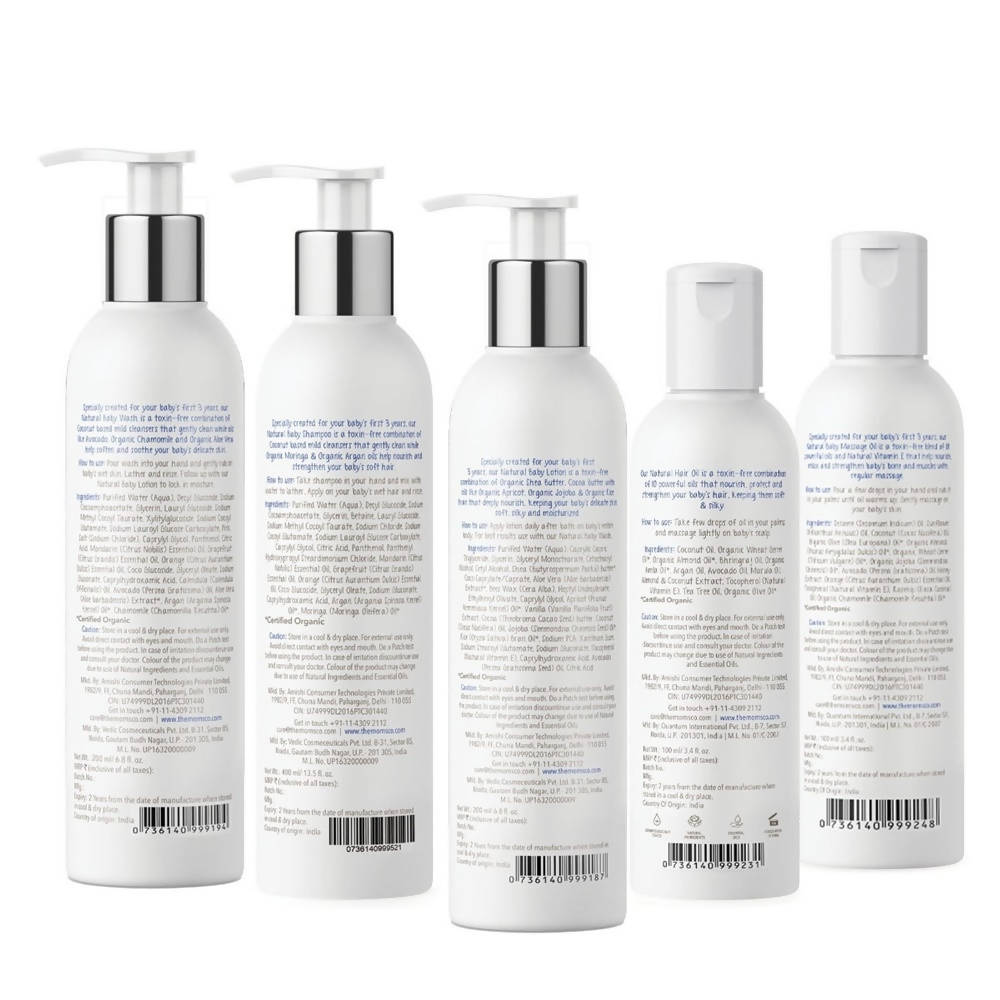 The Moms Co Natural Baby Bath & Body Essentials