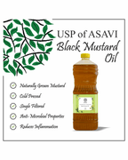 Asavi Cold Pressed Black Mustard Oil
