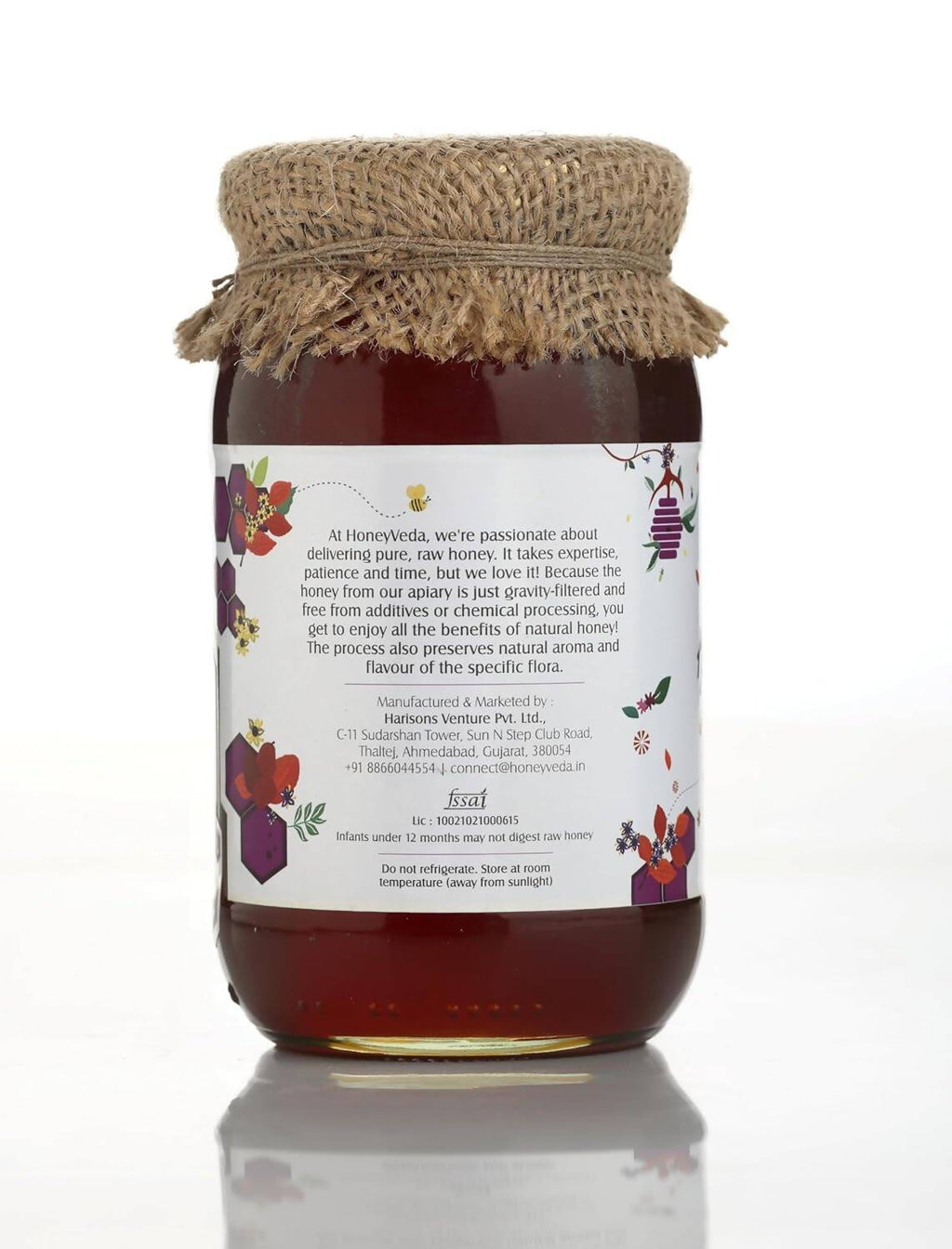 HoneyVeda Jamun Raw Honey