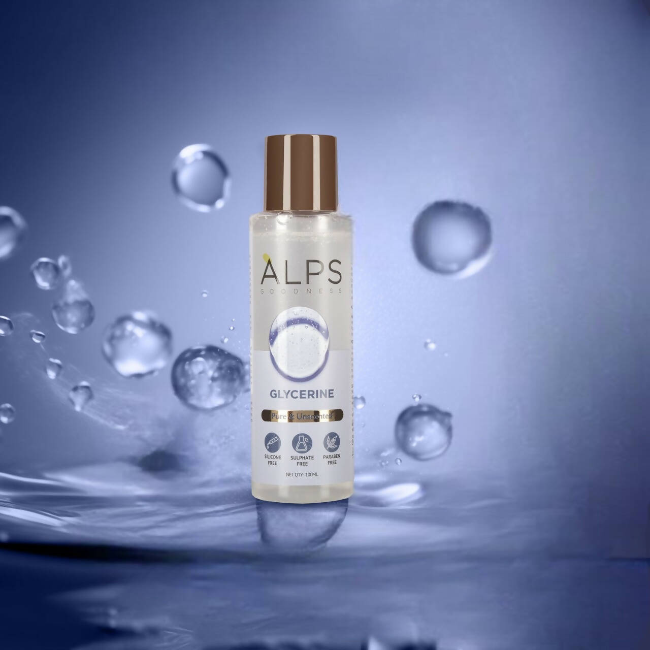 Alps Goodness 100% Pure Glycerine, Best For Dry Skin