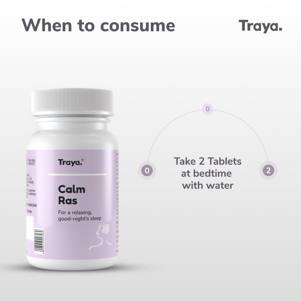 Traya Calm Ras Tablets - Distacart