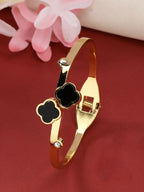 NVR Women's Gold-Polished Cuff Bracelet - Distacart