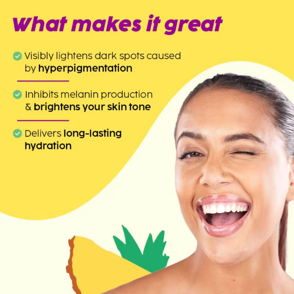 PLIX The Plant Fix 2% Alpha Arbutin Pineapple Moisturizer With SymWhite PLUS For Hyperpigmentation & Dark Spots - Distacart